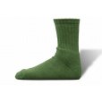 decka - HEAVYWEIGHT PILE SOCKS (SHORT LENGTH) Green