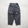 STILL BY HAND - SUMMER WOOL WIDE PANTS [PT08241] Charcoal