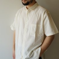 【size M のみ】 EEL Products - コンカラシャツ 1/2 Natural