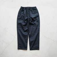 【 Size 46 のみ 】 STILL BY HAND - SILK MIXED 1TUCK PANTS Black