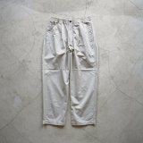 STILL BY HAND - SILK MIXED 1TUCK PANTS Taupe