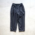 STILL BY HAND - WOOL MIXED RELAX PANTS [PT01242] Charcoal