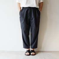 【 Size 46 のみ 】 STILL BY HAND - WOOL MIXED RELAX PANTS Charcoal