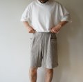  [size Lのみ]  JACKMAN - RIB SHORTS Oatmeal
