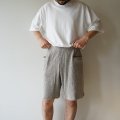  [size Lのみ]  JACKMAN - RIB SHORTS Oatmeal