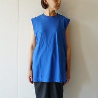 [Lady's] STILL BY HAND WM - コットンノースリーブカットソー Royal Blue