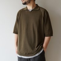 STILL BY HAND - SKIPPER POLO Khaki Green