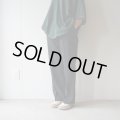 【women's】STILL BY HAND WM - ポリエステルイージーパンツ Black Navy
