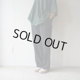 【women's】STILL BY HAND WM - ポリエステルイージーパンツ Black Navy