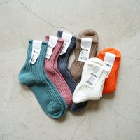 decka - LOW GAUGE RIB SOCKS (SHORT LENGTH)