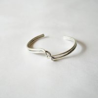 MEXICAN JEWELRY - TAXCO SILVER BANGLE 925 "curve"