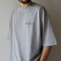 【size XS のみ】EEL Products - 1234,2234 TEE Feather Gray