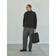 STILL BY HAND - ERASTICATED EASY SLACKS [PT03243] Slate Grey