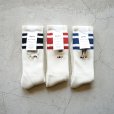 decka-Quality socks-by BRÚ NA BÓINNE - 80's SKATER SOCKS "Embroidery"