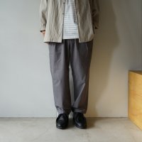 【size 44 のみ】 STILL BY HAND - ERASTICATED EASY SLACKS Slate Grey