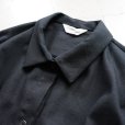 STILL BY HAND WM - SILK NEP TWILL COAT [CO02243WM] Black