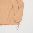 STILL BY HAND - NYLON PULLOVER JACKET [BL07243] Pale Orange