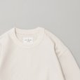 STILL BY HAND - MERCERISED COTTON SWEATSHIRT [CS09243] Ecru