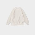 STILL BY HAND - MERCERISED COTTON SWEATSHIRT [CS09243] Ecru