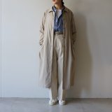 [LADY'S] STILL BY HAND WM - SILK NEP TWILL COAT Light Beige