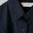 [Lady's] STILL BY HAND WM - REGULAR COLLAR SHIRT [SH01243WM] Navy