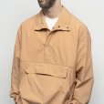 STILL BY HAND - NYLON PULLOVER JACKET [BL07243] Pale Orange