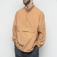 STILL BY HAND - NYLON PULLOVER JACKET [BL07243] Pale Orange