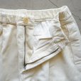 STILL BY HAND - GARMENT DYE CORDUROY PANTS [PT05243] Off White