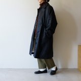 [UNISEX]  EEL Products × ironari - LASTER COAT Black