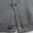 STILL BY HAND - ALPACA FLUFFY CARDIGAN [KN06243] Grey