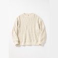 JACKMAN - WAFFLE CREWNECK [JM7479] Ivory