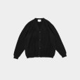 STILL BY HAND - ALPACA FLUFFY CARDIGAN [KN06243] Black