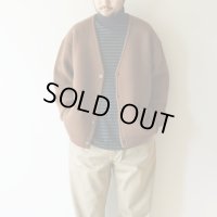 【size M のみ】EEL Products - NORDIC CARDIGAN Brown