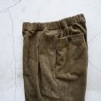 STILL BY HAND - CORDUROY EASY PANTS [PT05234] Olive