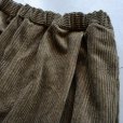 STILL BY HAND - CORDUROY EASY PANTS [PT05234] Olive