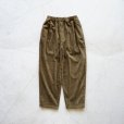 STILL BY HAND - CORDUROY EASY PANTS [PT05234] Olive