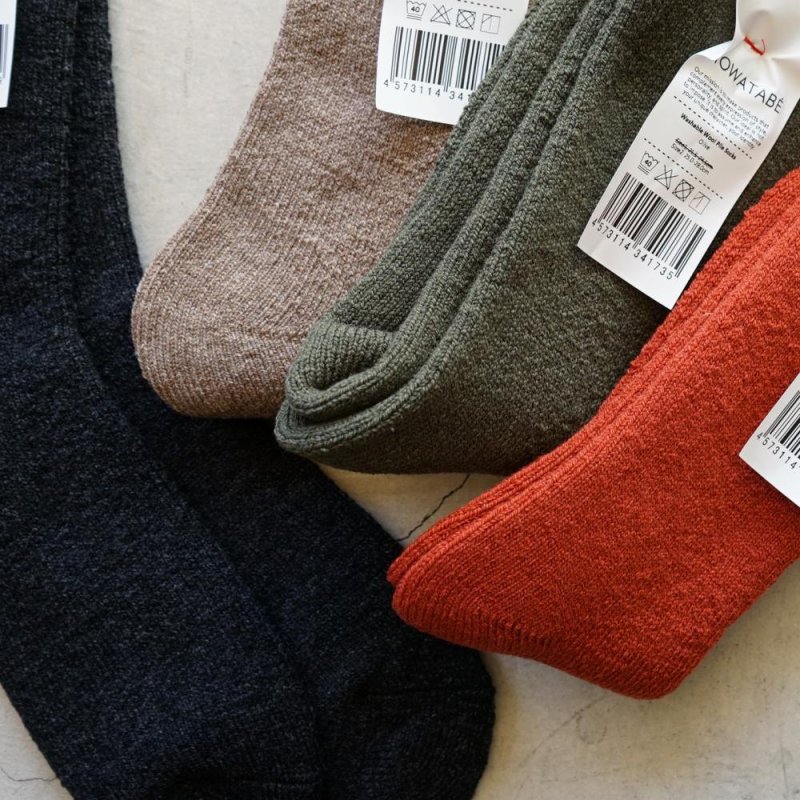 SHOWATABE - WASHABLE WOOL PILE SOCKS [SW-03]