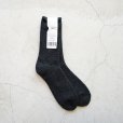 SHOWATABE - WASHABLE WOOL PILE SOCKS [SW-03] Black