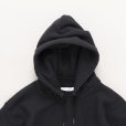 STILL BY HAND - SWEAT PULLOVER PARKA [CS05244] Black