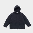 STILL BY HAND - HOODED PUFFY BLOUSON [BL02244] Navy