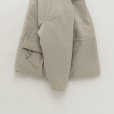 STILL BY HAND - HOODED PUFFY BLOUSON [BL02244] Sand Beige