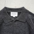 STILL BY HAND - POLO SWEATER [KN04244] Charcoal