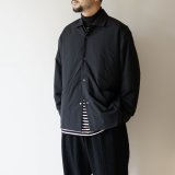 STILL BY HAND - PADDED SHIRT BLOUSON Black