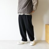 【size 2 のみ】 ironari - PYRAMID PANTS Black