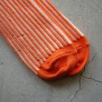 SHOWATABE ORGANIC - ORGANIC STRIPED FLOAT KNITTING SOCKS Orange