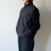 STILL BY HAND - PADDED PULLOVER VEST Black