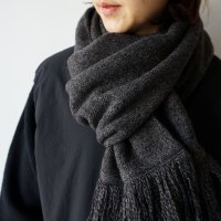 STILL BY HAND - WOOL STOLE Charcoal