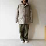 [UNISEX] STILL BY HAND - HOODED PUFFY BLOUSON Sand Beige