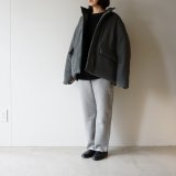 [UNISEX] STILL BY HAND - ROUND PUFFY BLOUSON Slate Grey