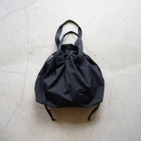 [UNISEX] STILL BY HAND - DRAWSTRING TOTE BAG Black